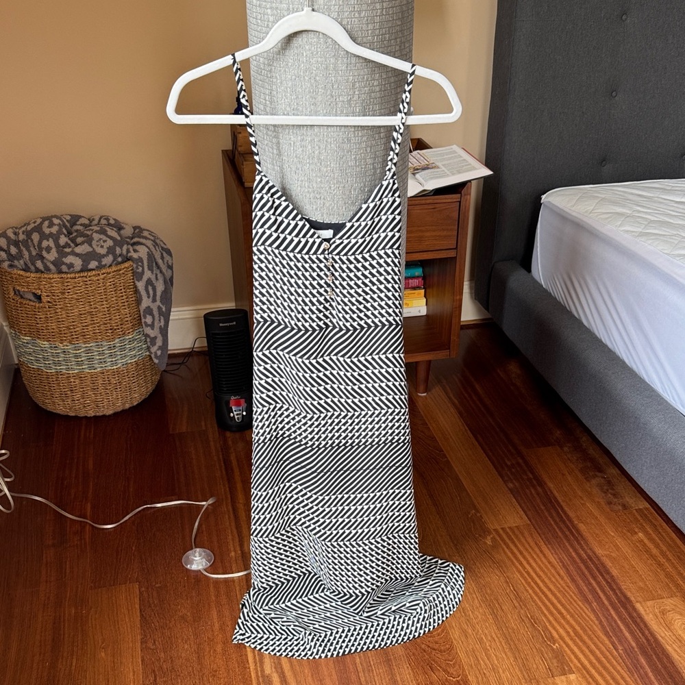 Joie Black and White Patterned Dress